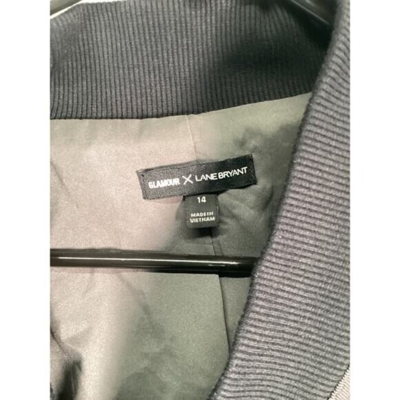 Blokecore gorpcore nostalgia earthy artisanal Glamour x Lane Bryant Jacket Sz14 - Picture 3 of 4